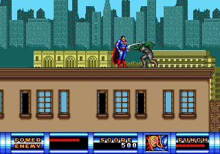 Superman The Man Of Steel screenshot 3 for Sega Mega Drive